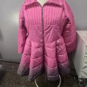 VENUS Pink and Gray Ombre Kids Puffer Jacket